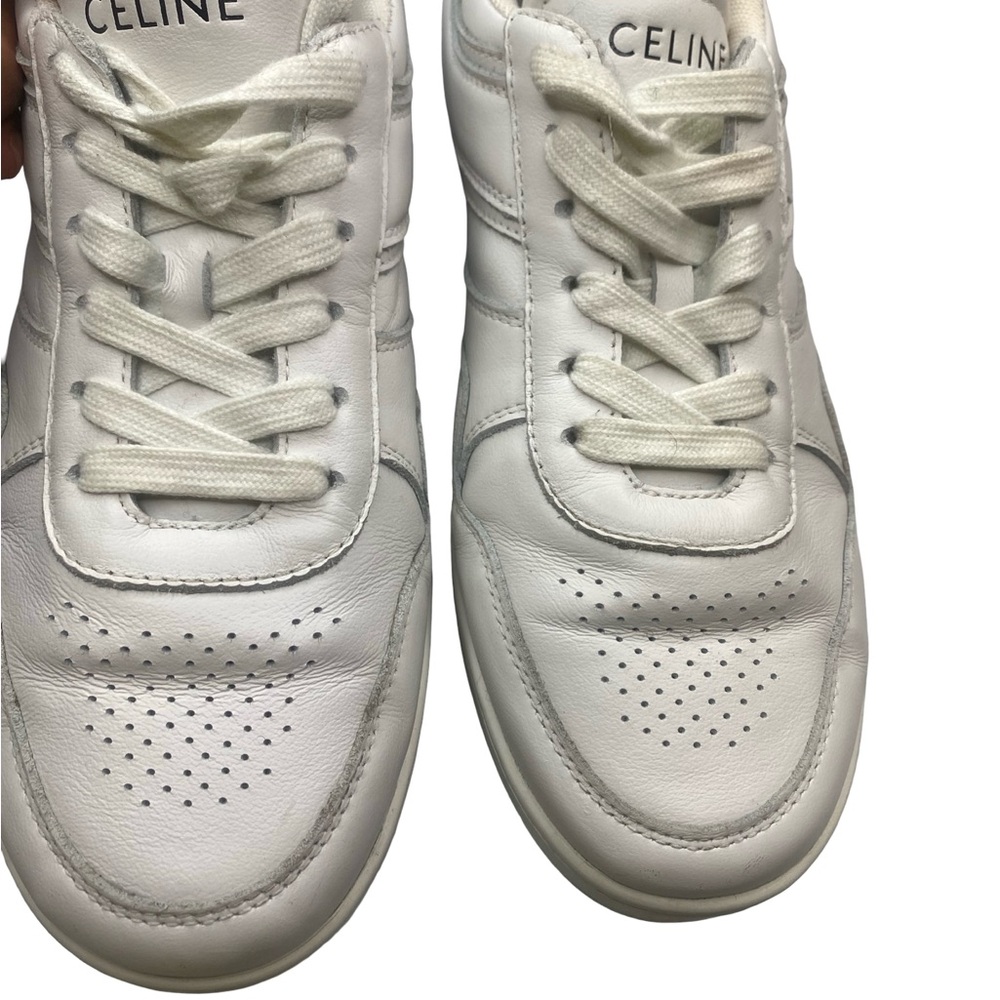 Celine Woman’s  Classic White Sneakers - Picture 9 of 14